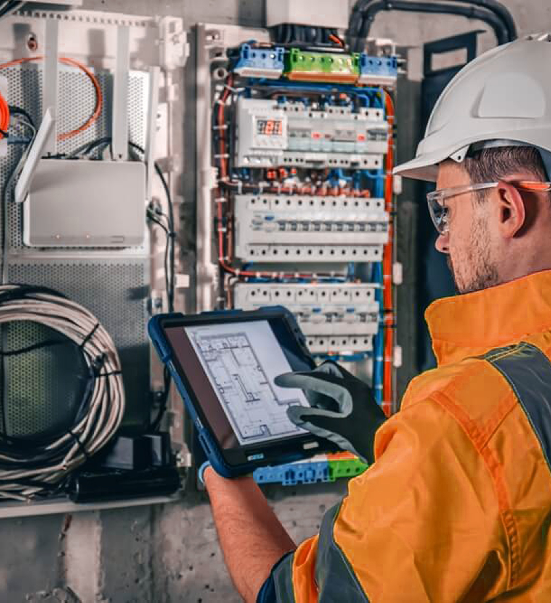 image of an engineer working