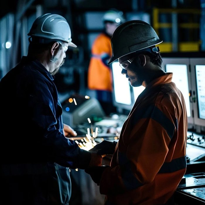 image of workers in a factory