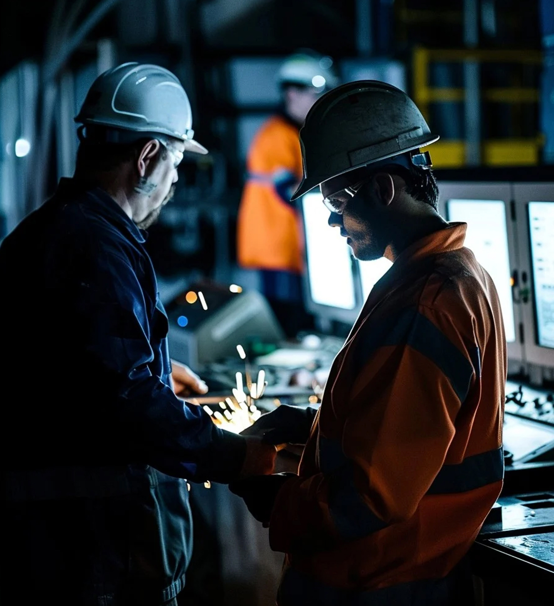 image of workers in a factory
